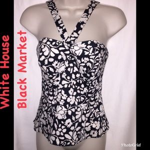 Sexy White House Black Market halter top